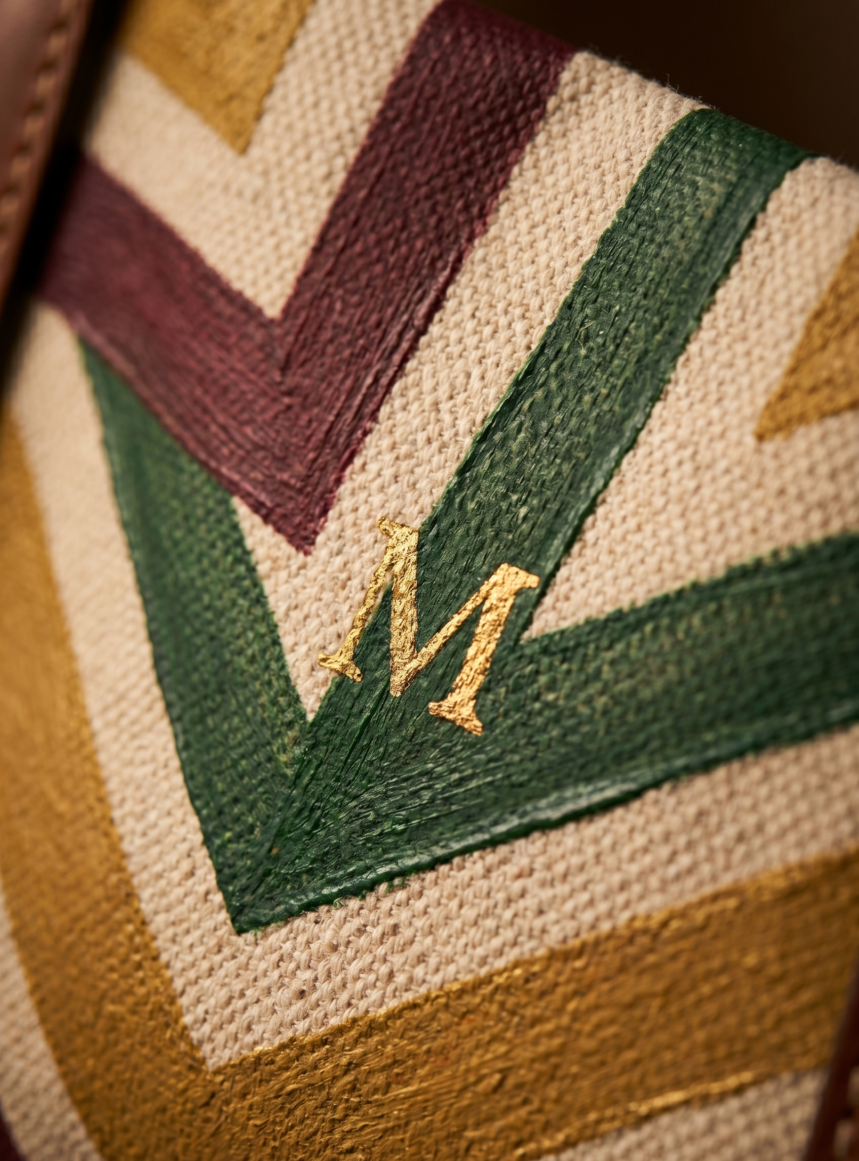 Echte Goyard Tasche erkennen — das handgemalte Goyardine-Muster im Detail