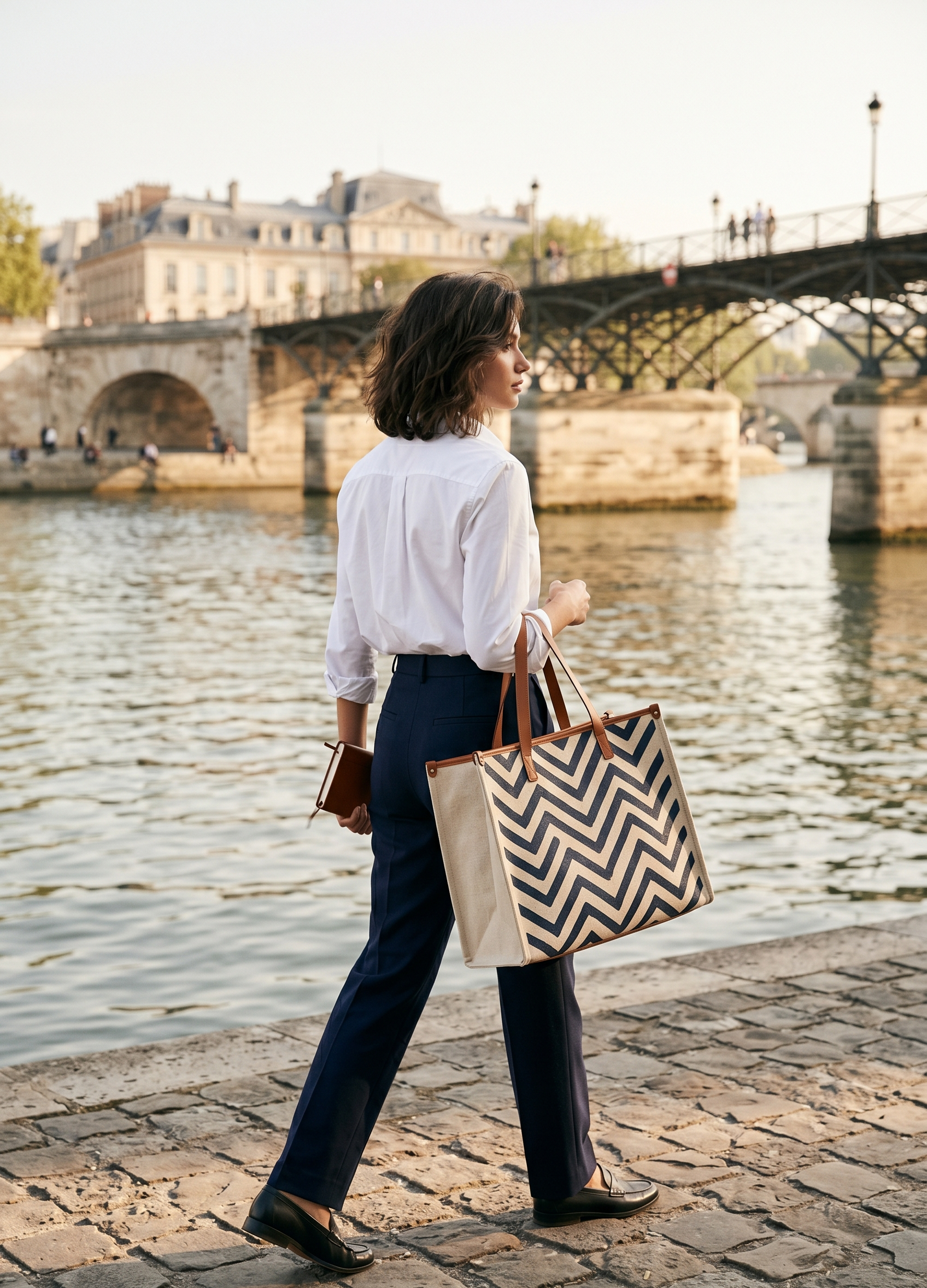 Goyard St. Louis Tote im Alltags-Styling — Pariser Understatement-Luxus