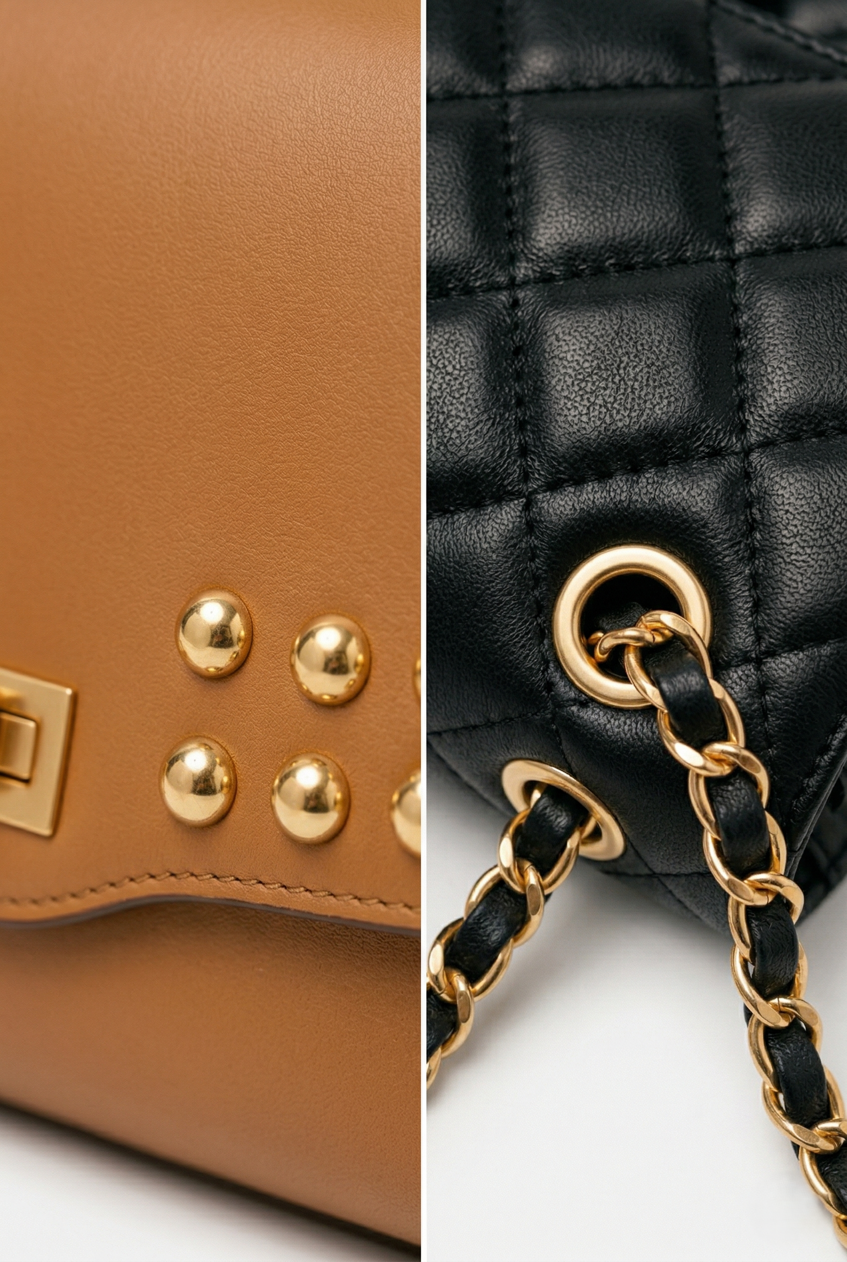 Valentino Nieten vs YSL Matelassé Qualität und Verarbeitung im Detail